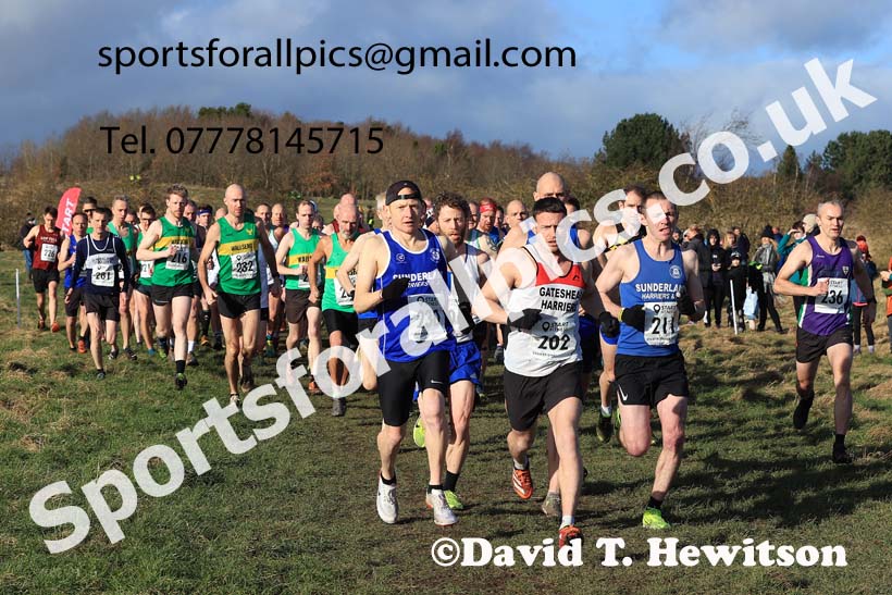 Mens 35 to 64, 2024 NEMAA Cross Country Champs., Wallsend. Photo: David T. Hewitson/Sports for All Pics